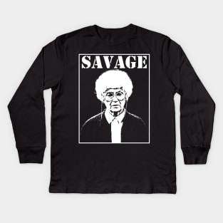 The Golden Girls Sophia Is Savage Kids Long Sleeve T-Shirt